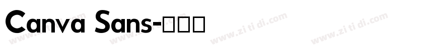 Canva Sans字体转换